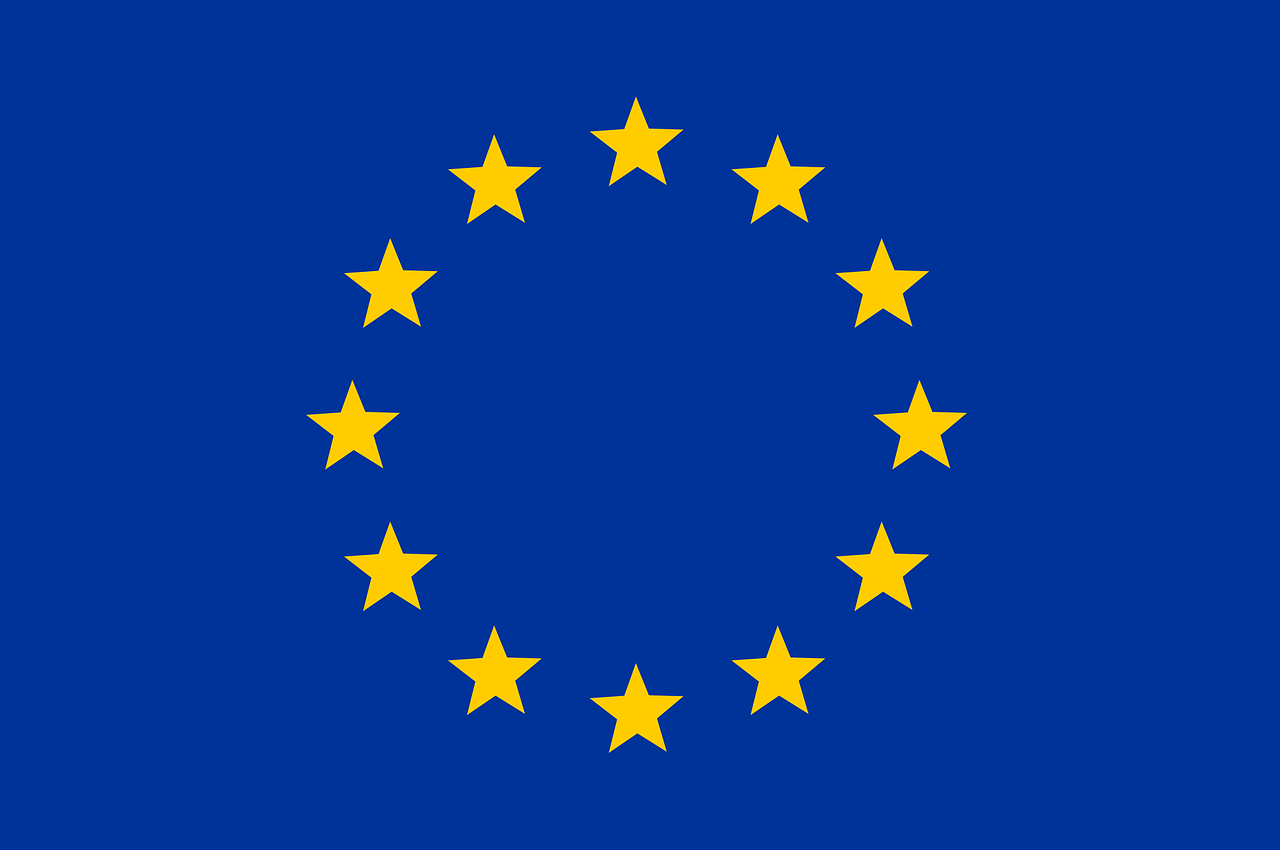 Foto. Bandeira da União Europeia